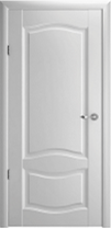 Межкомнатная дверь Лувр 1 ПГ, Платина